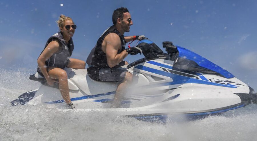 Jet Ski Tour to Es Vedra from San Antonio No license needed - Cala Comte Stop: Photo-Ready West Coast Riding for 40 Minutes