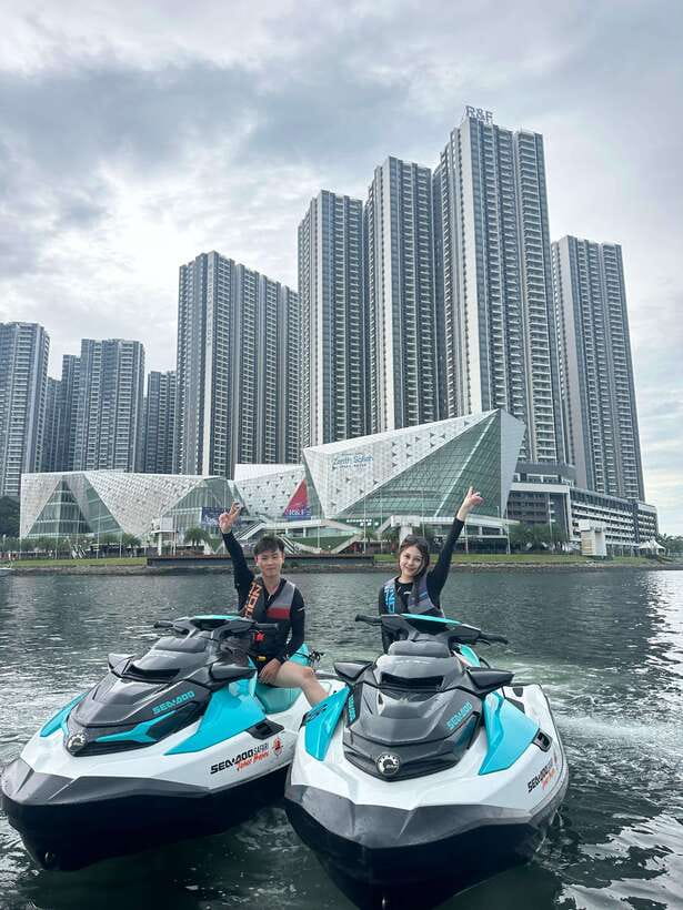 Johor Bahru : Seadoo JetSki 30mins Self Ride Tour(Single) - The 16km Self-Ride Plan: Woodlands Checkpoint to R&F Mall