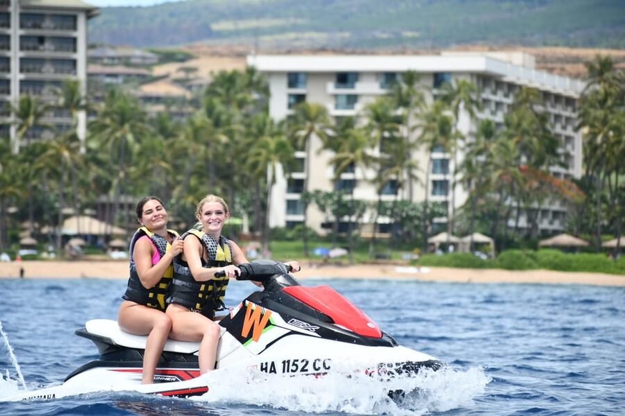 Kaanapali Beach: Jet Ski or Flyboard Rental Tours - Getting There: Whalers Village and the Red-and-White Umbrellas