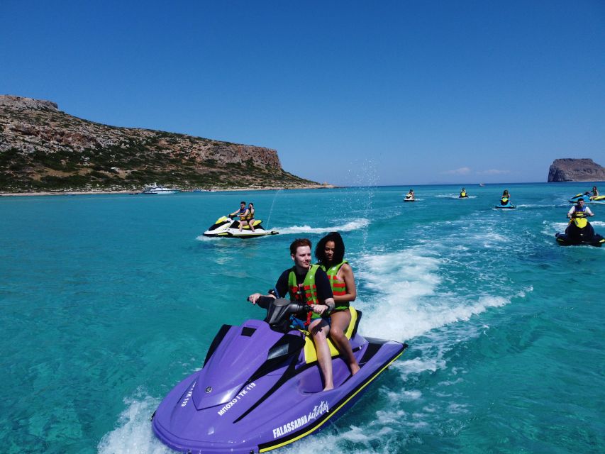 Kolymvari - Afrata & Menies Jet Ski Safari - Speed to Afrata Beach: The First 15 Minutes That Sets the Tone