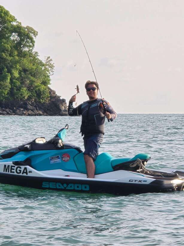 Langkawi: Jet Ski Fishing Tour with Guide - The Secluded Island Swim Stop (1 Hour of Reset Time)