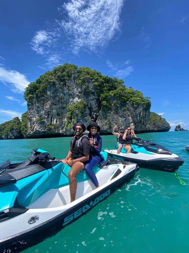 Langkawi Jet Ski Tour Dayang Bunting Free Drone Video - Key things that make this jet ski tour work