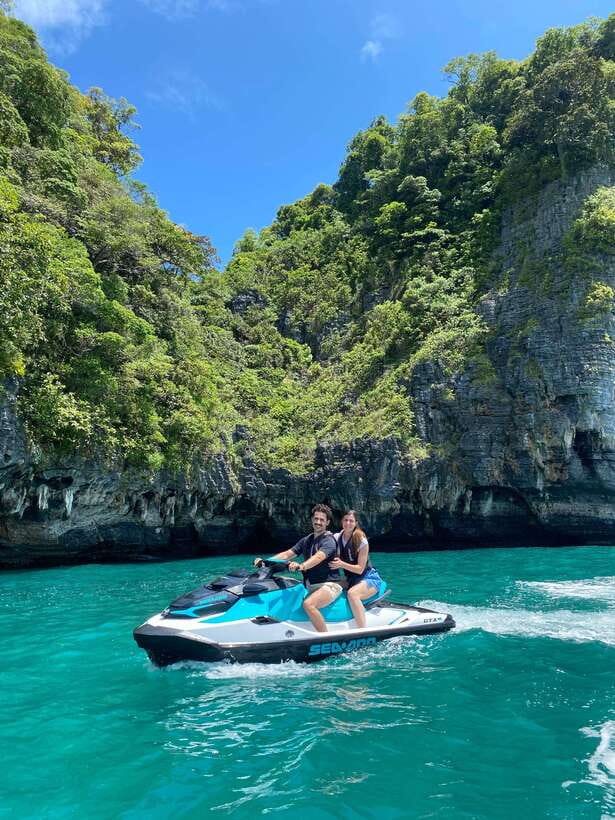 Langkawi Jet Ski Tour Dayang Bunting Free Drone Video - Safety briefing that actually makes you feel confident