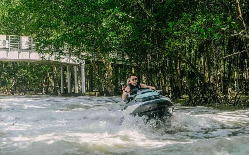 Langkawi: Jet Ski Tour UNESCO Kilim Geopark Free Video - Mangrove River Cruise: the quiet part that makes the jet ski feel worth it