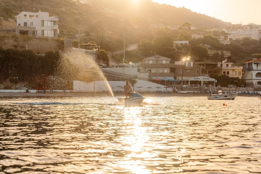 Lygaria Beach: Jet Ski - Sea conditions can make or break the ride