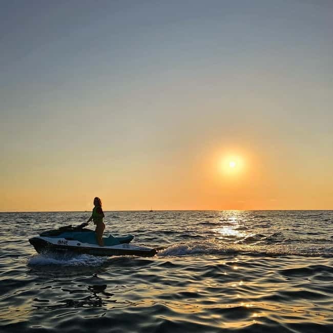 MALLORCA: JET SKI TO CALA MONDRAGÓ, CALA D'OR - Safety basics first: how the tour sets you up to ride