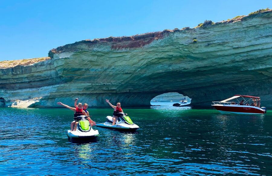 Malta: Private Jet Ski Experience - Saint Thomas Bay: Safety and the Thrill Start