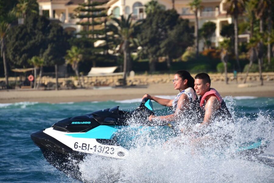 Marbella: Jet Ski at the Golden Mile - Where you launch: Puerto Deportivo de Marbella to Puente Romano water access