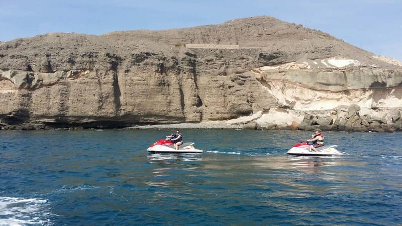 MASPALOMAS: JETSKI 30 MINUTES <em>FREE PICKUP & DROPOFF – Key things that matter before you go’ /></p>
<ul>
<li><strong>You drive the Yamaha VX</strong>: brand-new Yamaha VX jetskis for one or two riders.</li>
<li><strong>30 minutes on the water</strong>: a buoy circuit on the Atlantic, not a slow scenic glide.</li>
<li><strong>Small group size</strong>: limited to 4 participants, which usually keeps things more controlled.</li>
<li><strong>Pickup may not be guaranteed at short notice</strong>: bookings under 24 hours do not guarantee pickup service.</li>
<li><strong>Photos cost extra</strong>: a photo session is available for 20 EUR.</li>
<li><strong>Age and health limits are real</strong>: 18+ to drive, and it’s not suitable for certain medical or mobility situations.</li>
</ul>
<h2 id="maspalomas-jet-ski-value-paying-for-adrenaline-not-sightseeing">Maspalomas jet ski value: paying for adrenaline, not sightseeing</h2>
<p><img width="800" height="450" decoding="async" src=