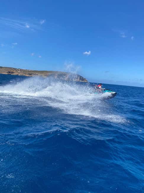 Mellieha: Comino & Blue Lagoon Jet Ski Safari Tour - Route daydreaming: Santa Marija and Elephant Rock