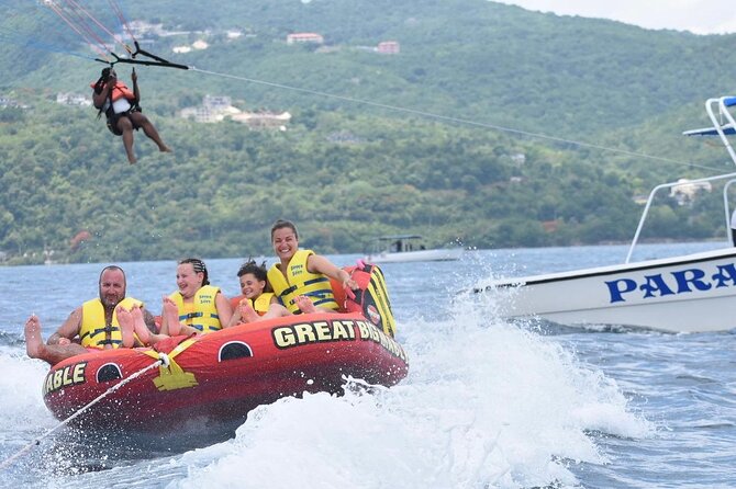 Parasailing, Sea Tubing & Jet Ski from Montego Bay- Private tour - Private Pickup and a Group-Only Day in Montego Bay