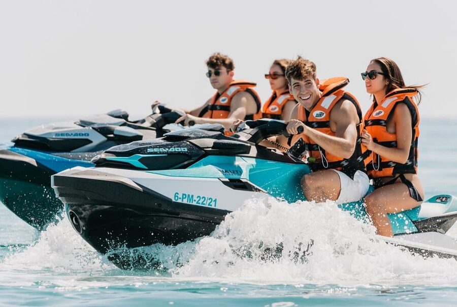 Peguera: Racing Car Drive and Jet Ski Combo Tour - Land Half: A “Race Car” Drive That Still Feels Like Mallorca