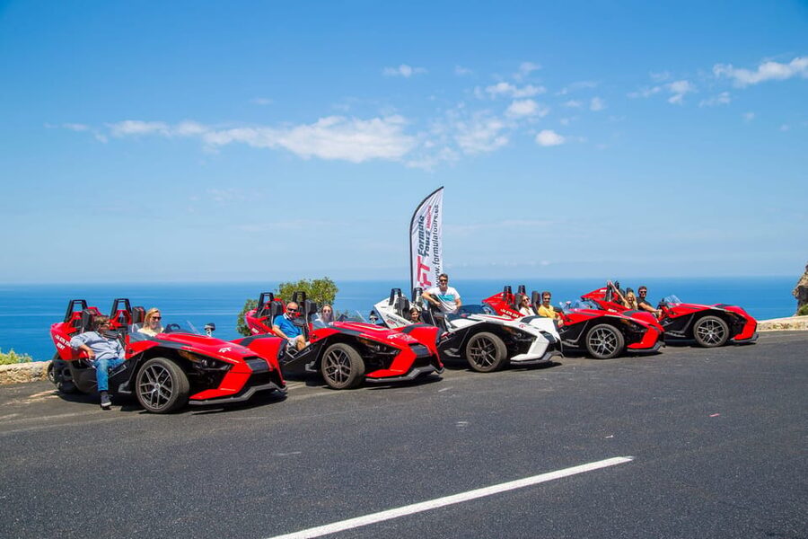 Peguera: Racing Car Drive and Jet Ski Combo Tour - The Route Power Moves: Calvià Coast, Puerto Portals, Palma Views
